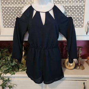 Lr Navy Blue Romper